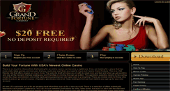 Desktop Screenshot of casinograndfortune.com