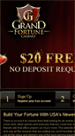 Mobile Screenshot of casinograndfortune.com